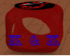 K&K RED/ BLK BUNNY CUBE
