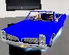 Blue lowrider Car