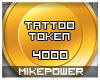 -M- Gold Tattoo Token