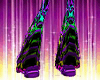 monster boots purple