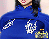! Blue Skull Hoodie