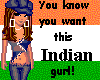 Indian Girl sticker