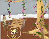 Tree Swing With Flowers