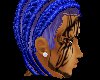 ! TOXIC BLUE RAVE HAIR