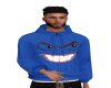 evil hoodie blue