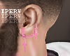 lPl Pink Earrings L