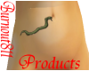 snake tat (belly)(F)