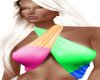 halter top rainbow