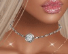 Diamond Choker Silver