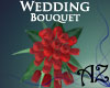 *AZ* Wedding Bouquet Red