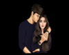 Couple Cutout 1 M + Black Background