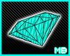 Aqua Zebra Diamond