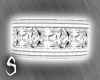 L* Silver Diamond Ring F