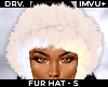! DRV. fur hat round S
