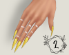 L. Yellow nails