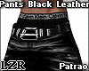 Pants Black Leather Pat*