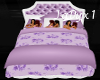 Purple Floral Cuddle Bed