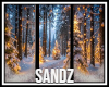 S. Anim Xmas Snow Window