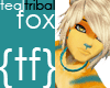 {tf} Teal Tribal Fox Fur