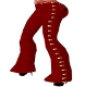 Dark Red Studded Jeans