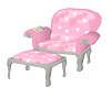 baby chair pink book