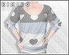 K: Blue Stripe Sweater
