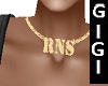 RNS Custom  chain gold