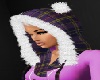 Missy Fur Hat Purple