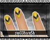 S|Hufflepuff Nails V2