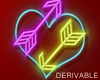 Heart and Arrows | Neon