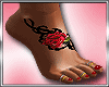 JNSR-ROSE TATTOO FEET