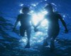 Underwater swim together