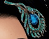 *Peacock Hair Clip*