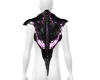 Pink and black spine