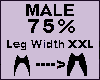 Leg Thigh Scaler 75% XXL