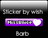 Vip Sticker MissBnice