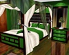 Money Green canopy bed