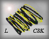 C8K YellowBlack Bangle L