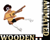 Playing Wooden Guitar