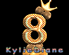 GOLD Balloon 8