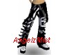 Black pants with shoe