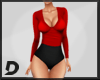 [D] Faby Suit Red Black