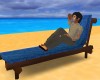 Blue relax lounger