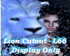 Lion Cutout - L66