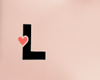 L Letter Love Tatto