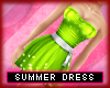 * Summer dress - green