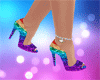 Rainbow Glitter Heels