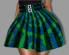 Green & Blue Skirt