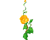 Yellow Rose Charm