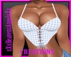Blue Check Busty Corset